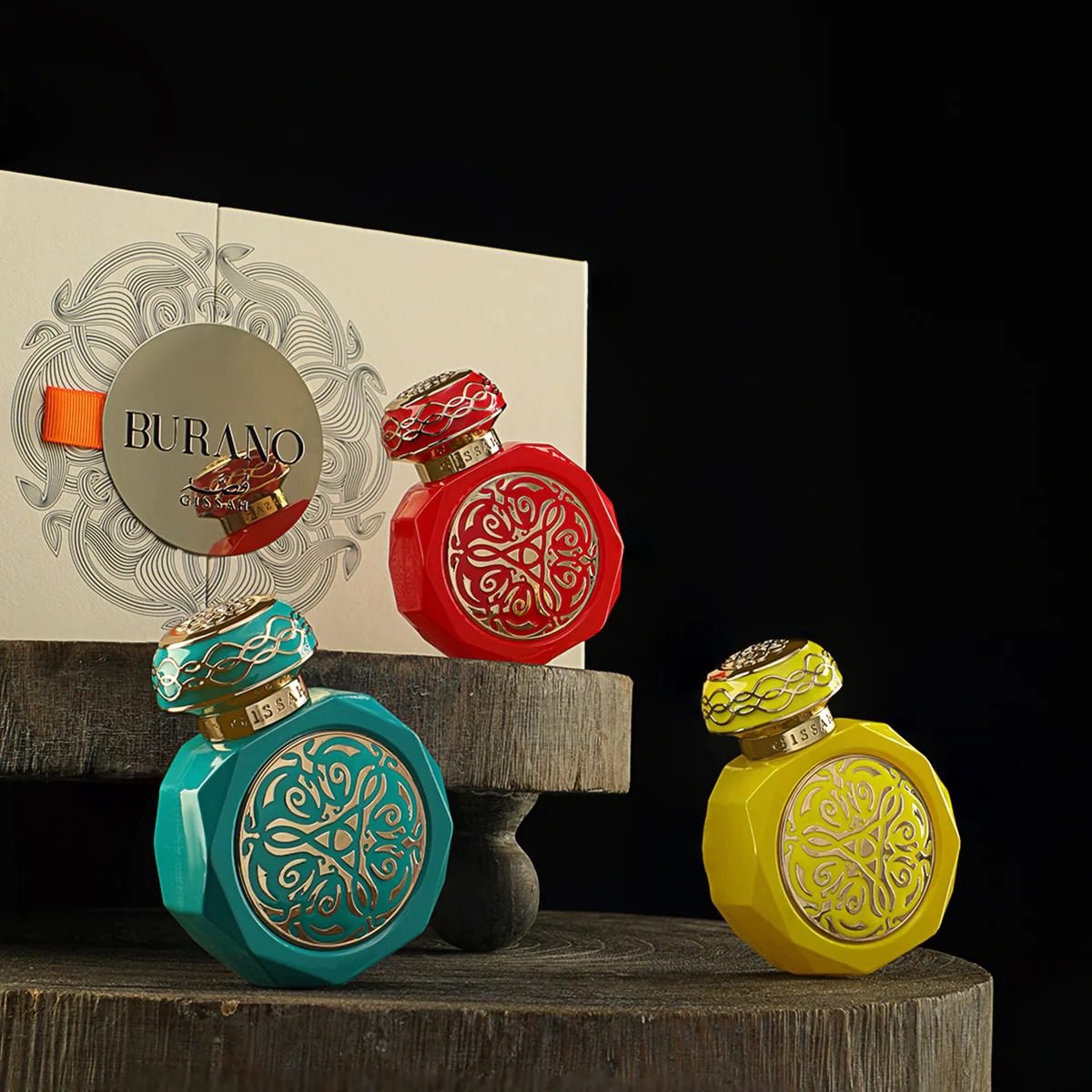 Burano Family Set - EDP (3X30ml)Gissah Parfum Maroc l عطور قصة المغربGissah Packالفخامة لاين