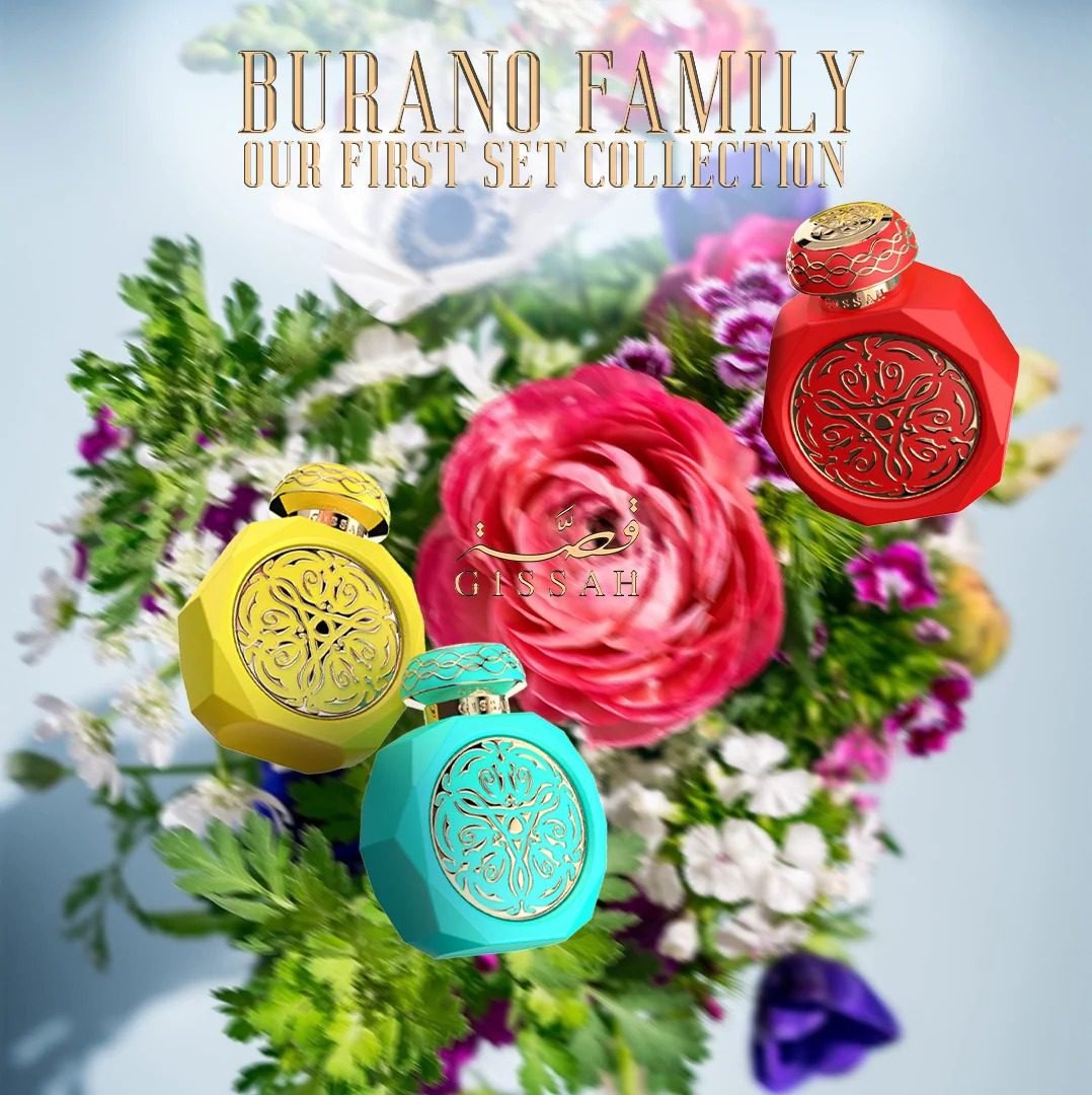 Burano Family Set - EDP (3X30ml)Gissah Parfum Maroc l عطور قصة المغربGissah Packالفخامة لاين
