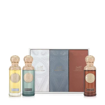 Valley's set ( 50mlx3 )Gissah Parfum Maroc l عطور قصة المغربGissah Packطقم عطر قصة