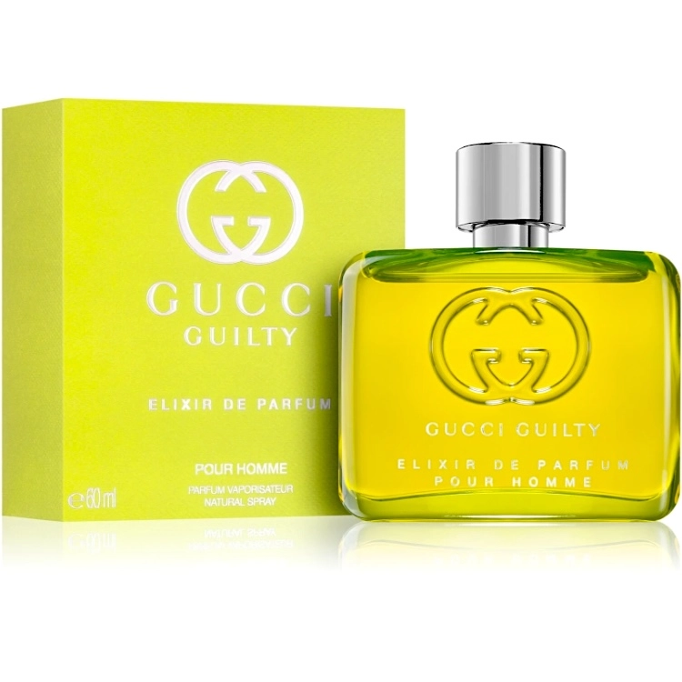 GUCCI GUILTY ELIXIR DE PARFUM POUR HOMME 60ML – Image 2